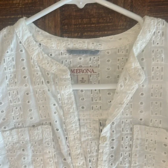 Merona white top - Picture 2 of 2